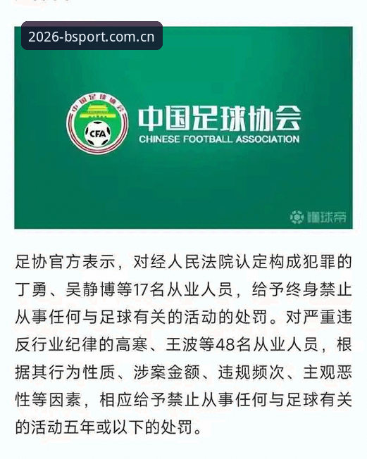 中国足协第三批禁足名单全面解析：67人受罚背后的行业生态重构